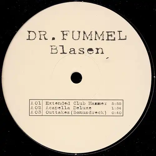 Dr. Fummel - Blasen [12" Maxi]