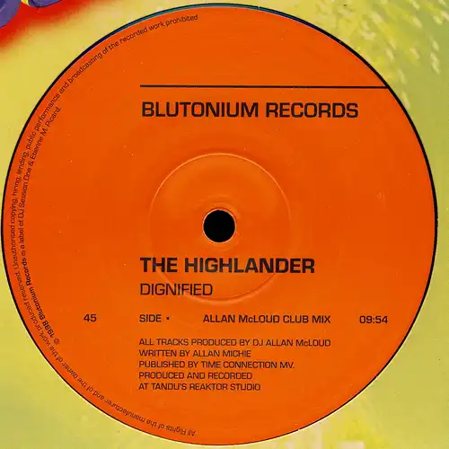 Highlander - Dignified [12" Maxi]