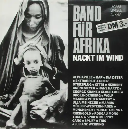 Band Für Afrika - Nackt Im Wind [12" Maxi]