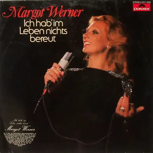 Werner, Margot - J'ai&#039; Dans la vie Rien de repentant [LP]
