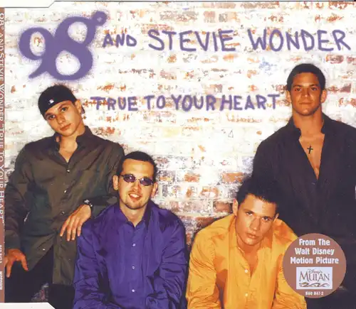 98 Degrees & Stevie Wonder - True To Your Heart [CD-Single]