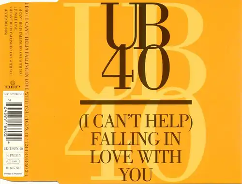 UB40 - (I Can&#039;t Help) Falling In Love With You [CD-Single]