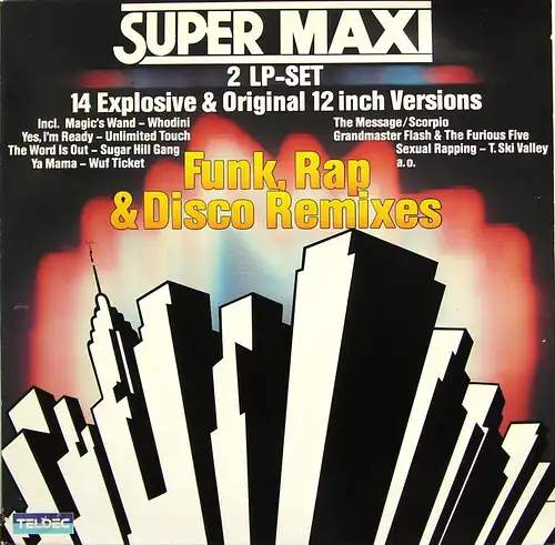 Various - Super Maxi, Funk, Rap & Disco Remixes [LP]