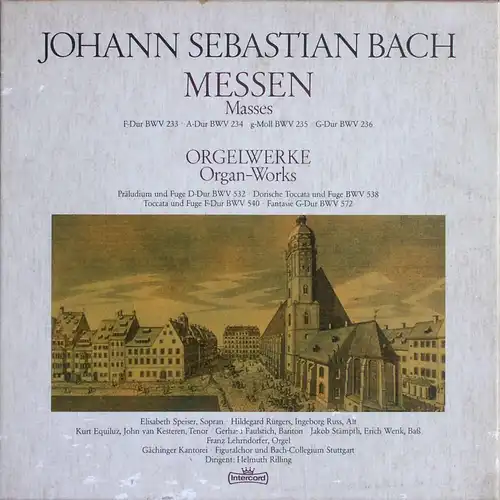 Bach - Salons & Orguelwerke / Masses & Organ-Works [LP Boxset]