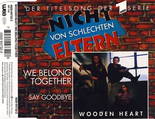 Wooden Heart - We Belong Together [CD-Single]