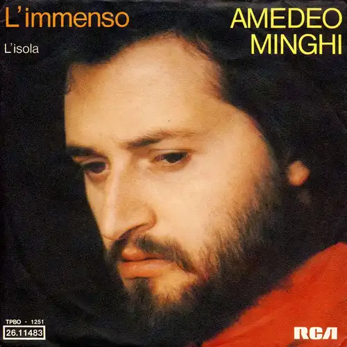 Minghi, Amedeo - L&#039;Immenso [7&quot; Single]
