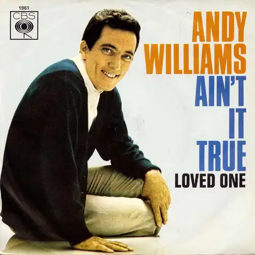Williams, Andy - Ain't It True [7" Single]