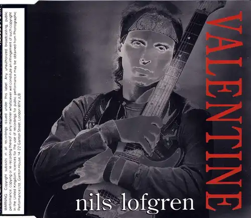 Lofgren, Nils - Valentine [CD-Single]