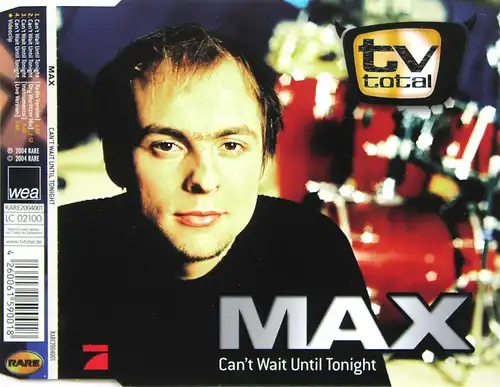 Max - Can't Wait Until Tonight [CD-Single]
