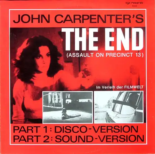 Splash Band - John Carpenter's The End [12" Maxi]
