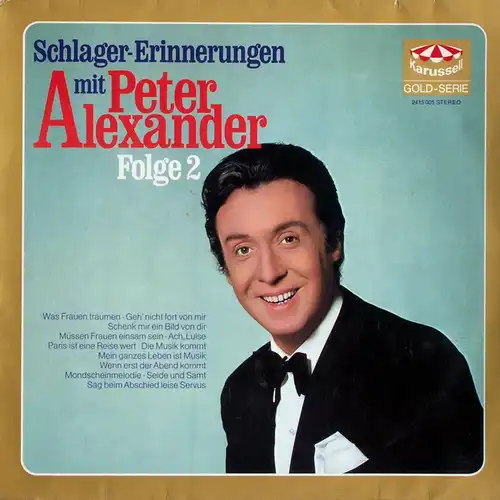 Alexander, Peter - Schlager-Erinnerungen mit Peter Alexander Folge 2 [LP]