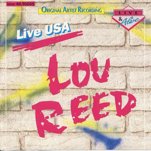 Reed, Lou - Live USA [CD]