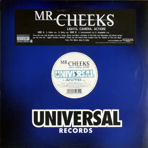 Mr. Cheeks - Lights, Camera, Action [12" Maxi]