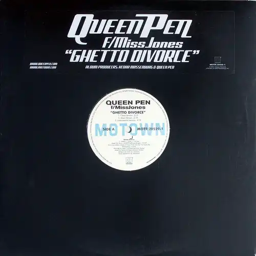 Queen Pen - Ghetto Divorce feat. MissJones [12" Maxi]