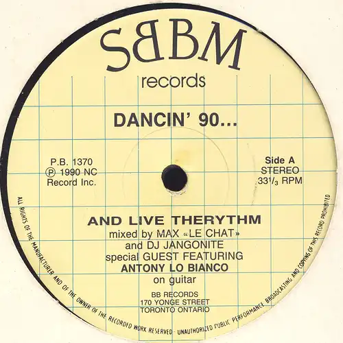 Various - Dancin' 90... And Live Therythm [12" Maxi]