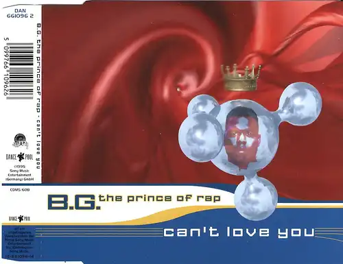 BG The Prince Of Rap - Can't Love You [CD-Single]