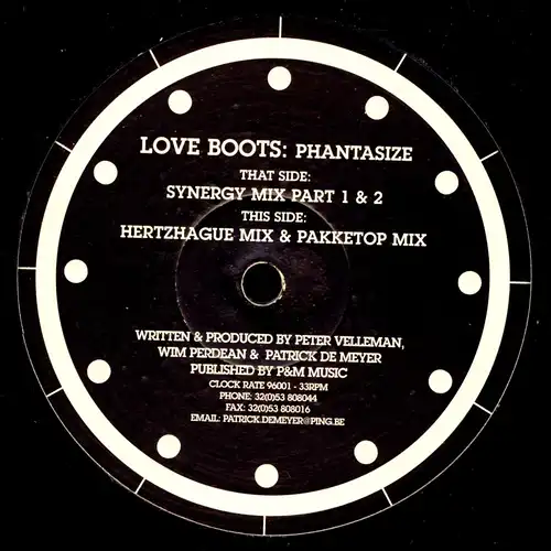 Love Boots - Phantasize [12" Maxi]
