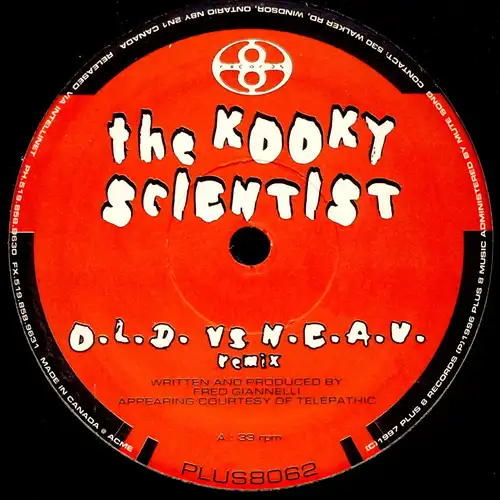 Kooky Scientist - O.L.D. vs. N.E.A.U. [12" Maxi]