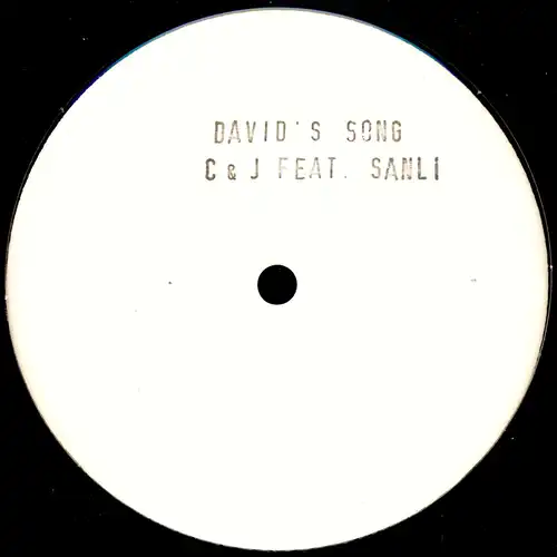 C&J [2] - David's Song [12" Maxi]