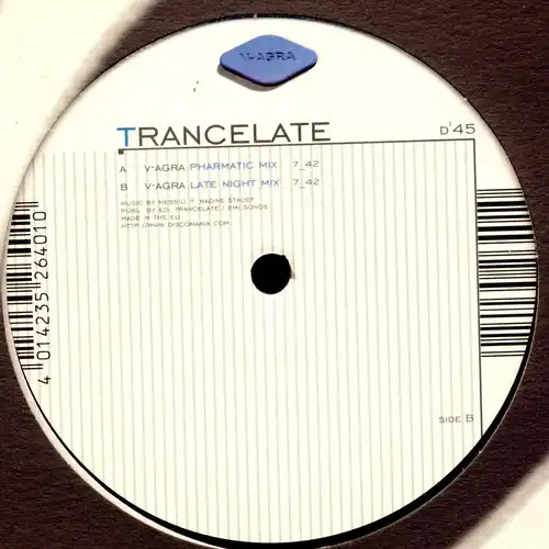 Trancelate - V-Agra [12" Maxi]