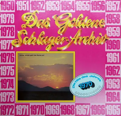 Various - Das Goldene Schlager Archiv Die Hits Des Jahres 1970 [LP]