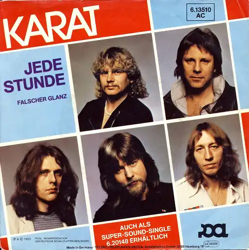 Karat - Jede Stunde [7" Single]