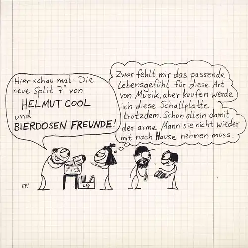 Helmut Cool / Bière Best-sellers Amis - Split 7" [7" Single]