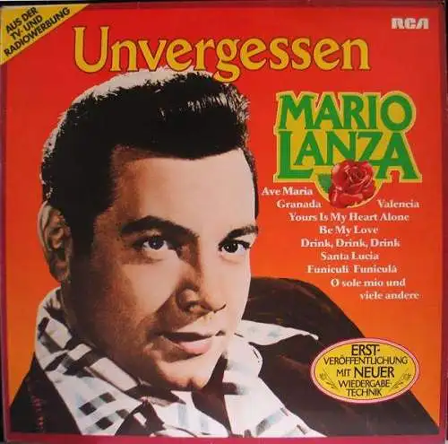 Lanza, Mario - Unvergessen [LP]