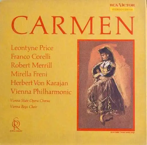 Bizet, Georges - Carmen Karajan, Vienna Philharmonic [LP Boxset]