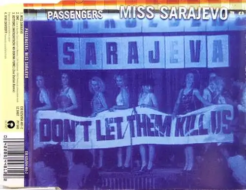 Passengers - Miss Sarajevo [CD-Single]