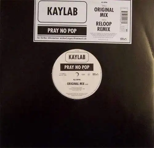 Kaylab - Pray No Pop [12" Maxi]