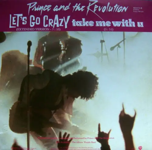 Prince & The Revolution - Let's Go Crazy [12" Maxi]