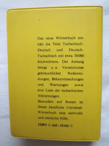 Langenscheidts Universal-Wörterbuch Tschechisch