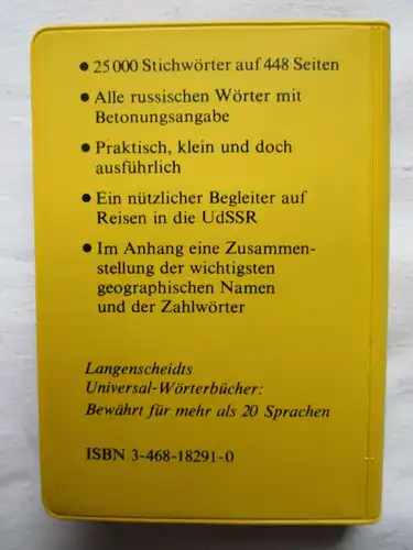 Langenscheidts Universal-Wörterbuch Russisch