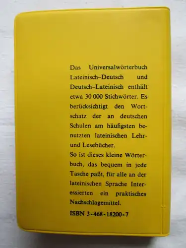 Langenscheidts Universal-Wörterbuch Lateinisch