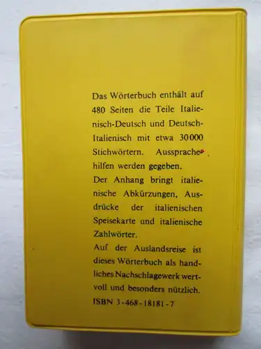 Langenscheidts Universal-Wörterbuch Italienisch