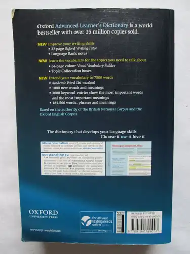 Oxford Advanced Learner`s Dictionary (8th edition)