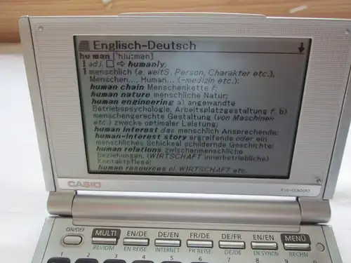 CASIO EW-G3000 (Elektronisches Wörterbuch)