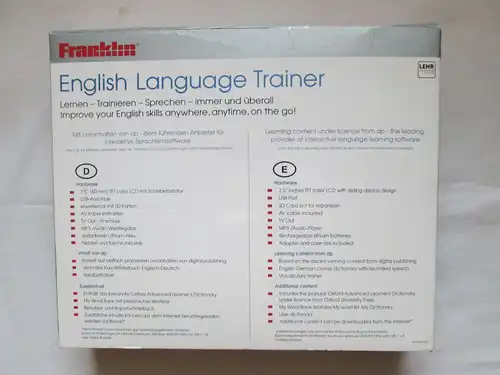 Franklin MG-6804D (English Language Trainer)
