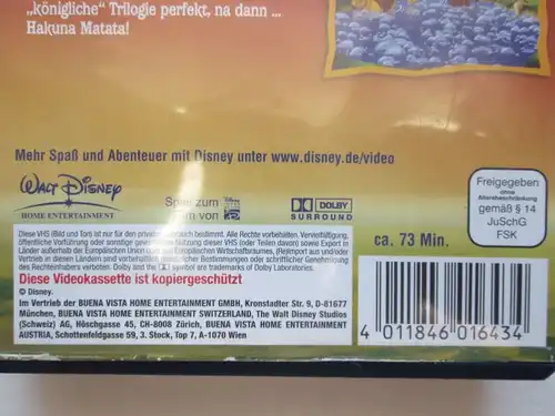 König der Löwen - Hakuna Matata