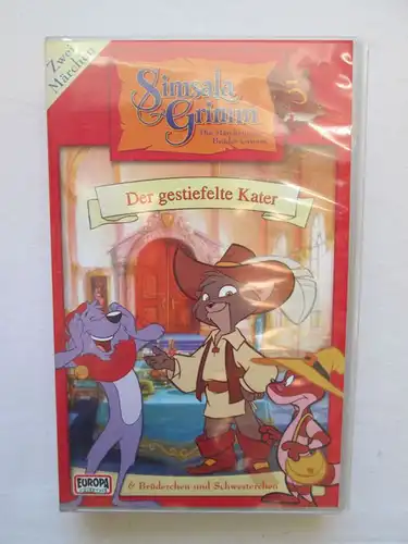 Simsala Grimm: Die Märchen der Brüder Grimm - zwei Märchen (1.) Der gestiefelte Kater + 2.) Brüderchen und Schwesterchen)