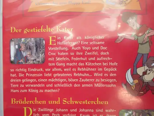 Simsala Grimm: Die Märchen der Brüder Grimm - zwei Märchen (1.) Der gestiefelte Kater + 2.) Brüderchen und Schwesterchen)