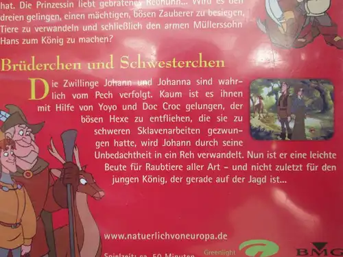 Simsala Grimm: Die Märchen der Brüder Grimm - zwei Märchen (1.) Der gestiefelte Kater + 2.) Brüderchen und Schwesterchen)