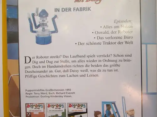 Dig and Dug Mit Daisy in der Fabrik (1.) Alles am Haken + 2.) Oswald, der Roboter + 3.) Das verlorene Büro + 4.) Der schönste Traktor der Welt)