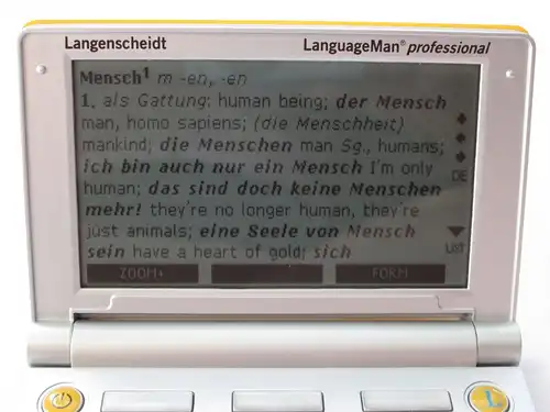Langenscheidt LanguageMan professional Elektronisches Wörterbuch Englisch
