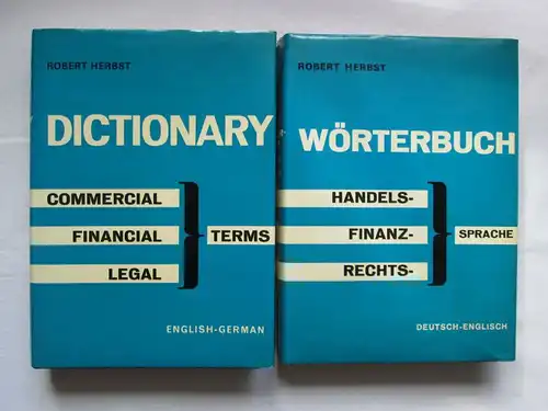 Translegal AG Verlag: Wörterbuch Handels-, Finanz-, Rechts-Sprache Englisch (1.) Englisch-Deutsch + 2.) Deutsch-Englisch) / Translegal AG Verlag: Dictionary Commercial-, Financial-,  Leagl-Terms English (1.) English-German + 2.) German-English)