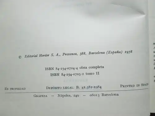 Editorial Herder: Technische Fachwörterbücher Spanisch (1.) Band I Deutsch-Spanisch + 2.) Band II Spanisch-Deutsch) / Editorial Herder: Diccionario Técnico Espanol
