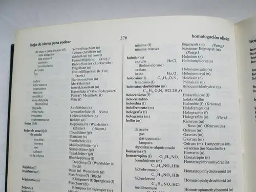 Editorial Herder: Technische Fachwörterbücher Spanisch (1.) Band I Deutsch-Spanisch + 2.) Band II Spanisch-Deutsch) / Editorial Herder: Diccionario Técnico Espanol
