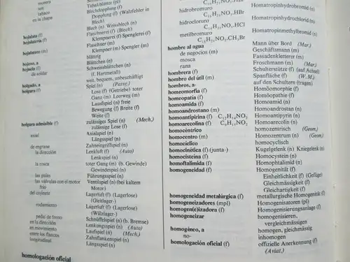 Editorial Herder: Technische Fachwörterbücher Spanisch (1.) Band I Deutsch-Spanisch + 2.) Band II Spanisch-Deutsch) / Editorial Herder: Diccionario Técnico Espanol
