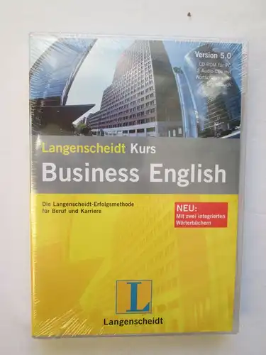 Langenscheidt: Kurs Business English (Version 5.0) 
(CD-ROM für PC; 2 Audio-CDs mit Wortschatztrainer und Begleitbuch)
